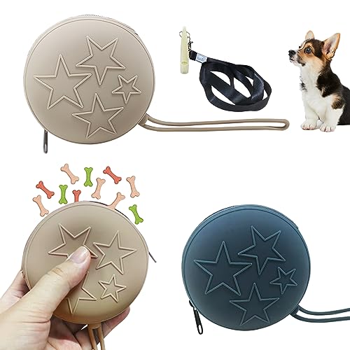 WithFlying Hunde Leckerli-Tasche aus Silikon 2er Set,Futtertasche für Hundetraining,HundePfeife ,Taschengröße,leicht zu reinigen,geruchlos, tragbare Leckerli-Tasche WithFlying Hunde Leckerli-Tasche aus Silikon 2er Set,Futtertasche für Hundetraining,HundePfeife ,Taschengröße,leicht zu reinigen,geruchlos, tragbare Leckerli-Tasche von WithFlying