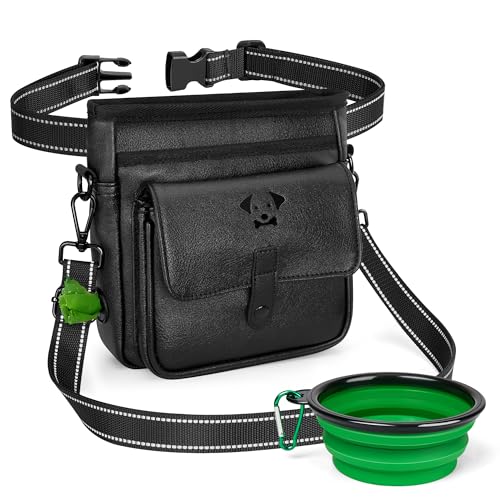 Witnewrage Leckerlitasche für Hunde, Wasserdicht Futterbeutel Hundetraining, Leckerlibeutel für Hunde mit Herausnehmbaren Innentasche, Gassi Tasche Hund mit Kotbeutelspender und Tragbarem Hundenapf Witnewrage Leckerlitasche für Hunde, Wasserdicht Futterbeutel Hundetraining, Leckerlibeutel für Hunde mit Herausnehmbaren Innentasche, Gassi Tasche Hund mit Kotbeutelspender und Tragbarem Hundenapf von Witnewrage