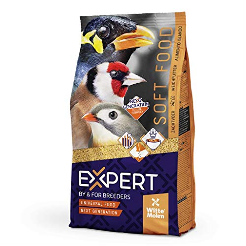 Witte Molen Expert Universalfutter Next Generation 1 x 1 kg Weichfutter für früchte- und insektenfressende Vögel von Witte Molen