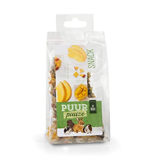 PUUR Kaustab Mango 50 g Kleintier-Leckerli Futter Hamster Rennmäuse Mäuse Ratte Chinch Packung PUUR Kaustab Mango 50 g Kleintier-Leckerli Futter Hamster Rennmäuse Mäuse Ratte Chinch Packung von Witte Molen
