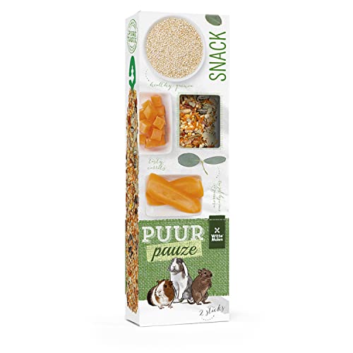 Witte Molen, Puur Pauze Sticks Karotte & Quinoa 180 g, 3 x gebacken (2 Stück), köstliche und gesunde Aktivität, ohne Konservierungsstoffe, Farbstoffe oder künstliche Aromen von Witte Molen