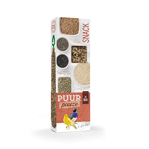 Witte Molen, Puur Pauze Sticks Vogel Super Samen, 60 g – Tray, 3 x gebacken (2 Stück), köstliche und gesunde Aktivität, ohne Konservierungsstoffe, Farbstoffe oder künstliche Aromen von Witte Molen