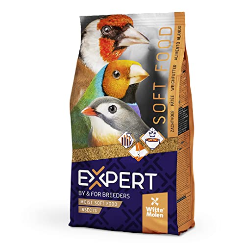 Witte Molen Expert Weichfutter mit Insekten Softbill fressende Vögel, 1 kg von Witte Molen