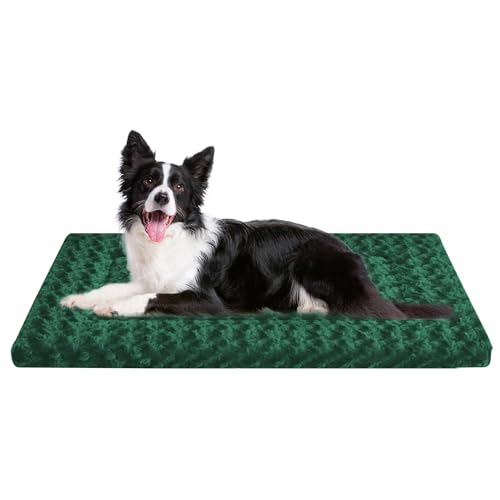 Hundebettmatte (Dunkelgrün, L (91,4 cm L x 61 cm B x 3,8 cm T)) von Wittop