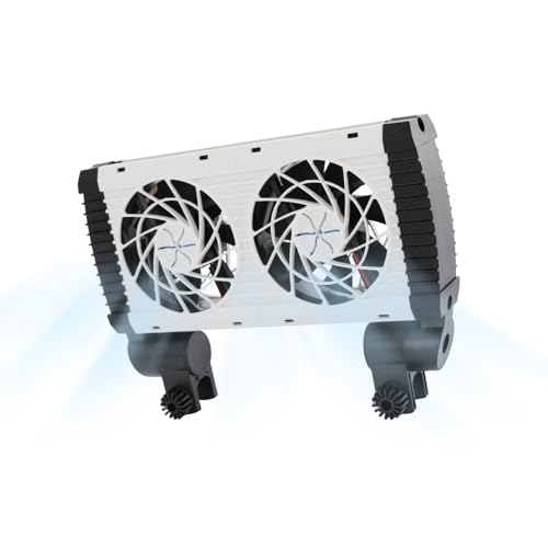 Wiyuer Kühlventilator 2 Lüfter Aquarium Kühlventilator 30-40dB Fischtank Kühlventilator System für Fischtanks PC Computer 21.3 * 15 * 3.5cm Wiyuer Kühlventilator 2 Lüfter Aquarium Kühlventilator 30-40dB Fischtank Kühlventilator System für Fischtanks PC Computer 21.3 * 15 * 3.5cm von Wiyuer