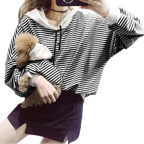 Hunde-Kapuzenpullover für kleine, mittelgroße und große Hunde, passende Hunde- und Besitzerkleidung separat verkauft, gestreiftes Hunde-Shirt, Jungen, Mädchen, Katze, Hund, Hunde-Kapuzenpullover für kleine, mittelgroße und große Hunde, passende Hunde- und Besitzerkleidung separat verkauft, gestreiftes Hunde-Shirt, Jungen, Mädchen, Katze, Hund, von Wiz BBQT