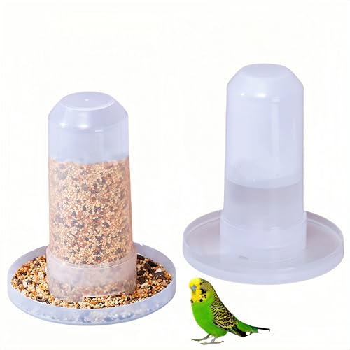 2 Stück Wasserspender für Vögel, WizeFolk Automatischer Vogelfutterautomat, 350 ml Spender für Papageien, Wasserspender für Haustiere, Futterautomat für Wellensittiche, Kanarienvögel 2 Stück Wasserspender für Vögel, WizeFolk Automatischer Vogelfutterautomat, 350 ml Spender für Papageien, Wasserspender für Haustiere, Futterautomat für Wellensittiche, Kanarienvögel von WizeFolk