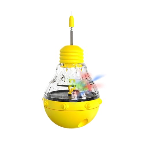 Wizoowip Lustiges Katzenspielzeug, rotierender Teaser-Stick, interaktiv mit schwingendem Design, Tumbler, leuchtende Kugel, langlebiger Zauberstab für unterhaltsame Unterhaltung, Haustier Gelb Wizoowip Lustiges Katzenspielzeug, rotierender Teaser-Stick, interaktiv mit schwingendem Design, Tumbler, leuchtende Kugel, langlebiger Zauberstab für unterhaltsame Unterhaltung, Haustier Gelb von Wizoowip