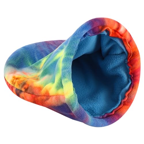 Wjsdsg Regenbogen Schlafkäfig Nest Für Meerschweinchen Chinchillas Schlafkäfig Kleine Tiere Regenbogen Warmbett Hausnest Zubehör von Wjsdsg