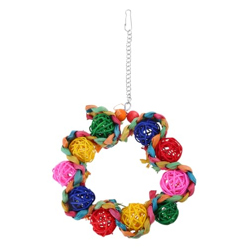 Wjsdsg Vogel Spielzeug Zerreißen Kauen Spielzeug Für Zähne Stroh Rattan Käfig Bunte Spielzeug Haustier Knirschen Zähne Spielzeug Bunte Rattan Wjsdsg Vogel Spielzeug Zerreißen Kauen Spielzeug Für Zähne Stroh Rattan Käfig Bunte Spielzeug Haustier Knirschen Zähne Spielzeug Bunte Rattan von Wjsdsg