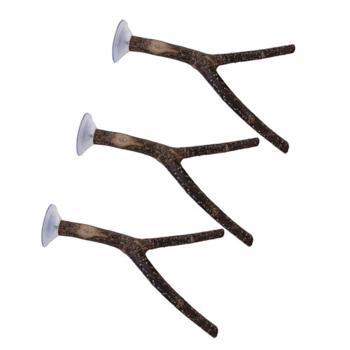 3Pack Papageien Wandbad Stehende Rack Saugnapfstation Stangen Wechselwirkungsspielzeug Für Wellensittiche Und Ähnliche Vögel von Wkldjf