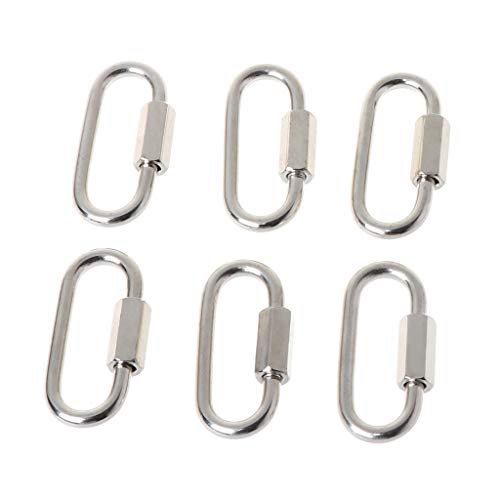 Wkldjf Metall Federflagge Clip Hook Parrot Toy Chain C Link Haken Für Haustierkäfig Und Teil Hängematten von Wkldjf