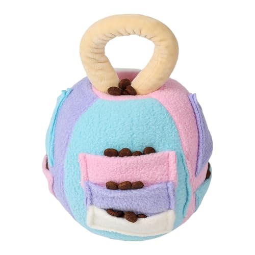 Wlikmjg Hundespielzeugbälle, unzerstörbarer, quietschender Hundeball - Niedlicher Puzzle-Gehirntrainingsball | Snuffle Noisemakers, Zahnreinigung, interaktives Kauspielzeug, gefüllte Quietscher, Wlikmjg Hundespielzeugbälle, unzerstörbarer, quietschender Hundeball - Niedlicher Puzzle-Gehirntrainingsball | Snuffle Noisemakers, Zahnreinigung, interaktives Kauspielzeug, gefüllte Quietscher, von Wlikmjg