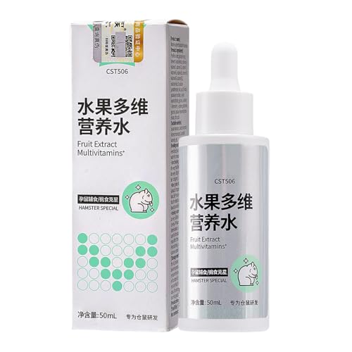 Wlikmjg Kaninchen Ergänzungsfutter | Für Gesunde Knochen | Flüssigkeit Für Hydration 50ml Für Kleinnager Hamster Eichhörnchen Meerschweinchen Pflege Von von Wlikmjg
