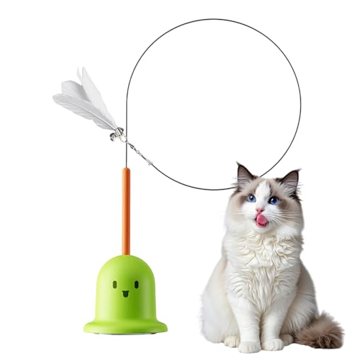 Wlikmjg Katzenfeder, Federwand Katzenspielzeug,Saugnapfbecher Interaktives Spielzeug für Innenkätzchen | Tragbare Katzenfeder interaktive Teaser -mit Bell für Kätzchen -Training Wlikmjg Katzenfeder, Federwand Katzenspielzeug,Saugnapfbecher Interaktives Spielzeug für Innenkätzchen | Tragbare Katzenfeder interaktive Teaser -mit Bell für Kätzchen -Training von Wlikmjg