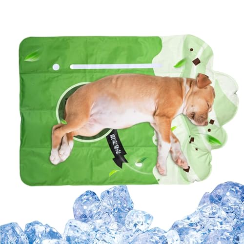 Wlikmjg Kühlmatte Für Hunde - Pet Puppy Cooler Gel Mat - Komfortables Tierbett Beißfeste Decke für Warme Größen Klein Mittel Groß Autositz Boden Wlikmjg Kühlmatte Für Hunde - Pet Puppy Cooler Gel Mat - Komfortables Tierbett Beißfeste Decke für Warme Größen Klein Mittel Groß Autositz Boden von Wlikmjg