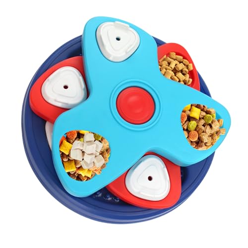 Wlikmjg Langsam fressende Hundenapf,Langsam fressende Hundenapf,Langsam fressende Hundenapf - Hunde-Puzzle-Spielzeug, Haustier-Puzzle-Schüssel mit langsamem Futter, rotierende Futternäpfe für das Wlikmjg Langsam fressende Hundenapf,Langsam fressende Hundenapf,Langsam fressende Hundenapf - Hunde-Puzzle-Spielzeug, Haustier-Puzzle-Schüssel mit langsamem Futter, rotierende Futternäpfe für das von Wlikmjg
