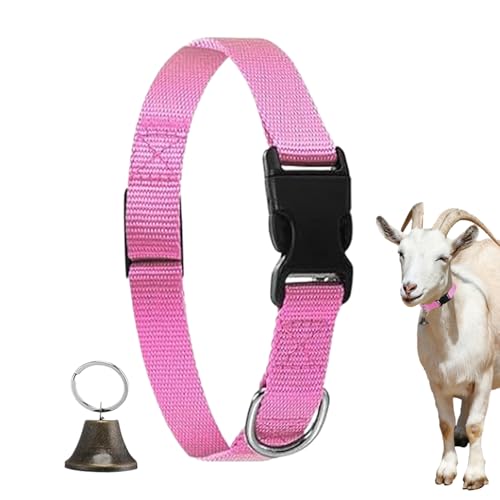 Wlikmjg Ziegen Ausstellungshalsband | Schaf Weide Glockenhalsband,Halsband Mit Klickendem Schnellverschluss Und Anti-Verlust Design Für Viehbestand Wlikmjg Ziegen Ausstellungshalsband | Schaf Weide Glockenhalsband,Halsband Mit Klickendem Schnellverschluss Und Anti-Verlust Design Für Viehbestand von Wlikmjg