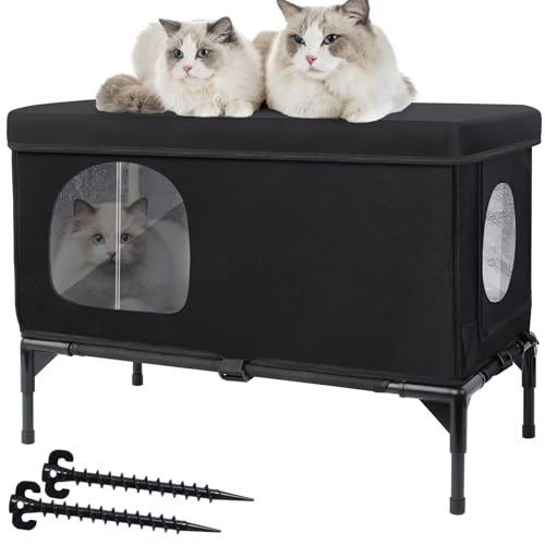 Katzenhaus Outdoor schwarz L Katzenhaus Outdoor schwarz L von Wn's Day