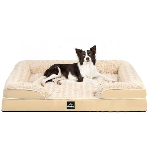 Orthopädische Hundebetten für große und mittelgroße Hunde, wasserdicht, mittelgroß, mit abnehmbarem Bezug, waschbarer Memory-Schaum, großes Hundebett, wasserdichte Hunde-Couch-Bett, Haustierbetten für Orthopädische Hundebetten für große und mittelgroße Hunde, wasserdicht, mittelgroß, mit abnehmbarem Bezug, waschbarer Memory-Schaum, großes Hundebett, wasserdichte Hunde-Couch-Bett, Haustierbetten für von Wn's Day