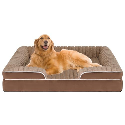 Orthopädisches Hundebett für große Hunde, waschbar, mittelgroße Hunde mit abnehmbarem Bezug, wasserdicht, orthopädische Hundebetten für große Hunde, Memory-Schaum-Hunde-Couch-Bett, XXL-Hundebett, Orthopädisches Hundebett für große Hunde, waschbar, mittelgroße Hunde mit abnehmbarem Bezug, wasserdicht, orthopädische Hundebetten für große Hunde, Memory-Schaum-Hunde-Couch-Bett, XXL-Hundebett, von Wn's Day