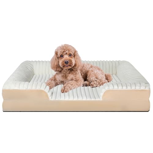 Orthopädisches Hundebett für große Hunde, waschbares Hundebett, mittelgroße Hunde mit abnehmbarem Bezug, wasserdicht, orthopädische Hundebetten für große Hunde, Memory-Schaum-Hunde-Couch-Bett, großes Orthopädisches Hundebett für große Hunde, waschbares Hundebett, mittelgroße Hunde mit abnehmbarem Bezug, wasserdicht, orthopädische Hundebetten für große Hunde, Memory-Schaum-Hunde-Couch-Bett, großes von Wn's Day