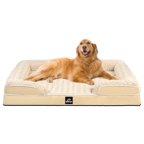 Orthopädisches Hundebett für große mittelgroße Hunde, waschbar, extra großes Hundebett, wasserdichtes XXL-Hundebett, orthopädische Hundebetten für große Hunde, Eierkisten-Schaumstoff-Hunde-Couch-Bett, Orthopädisches Hundebett für große mittelgroße Hunde, waschbar, extra großes Hundebett, wasserdichtes XXL-Hundebett, orthopädische Hundebetten für große Hunde, Eierkisten-Schaumstoff-Hunde-Couch-Bett, von Wn's Day
