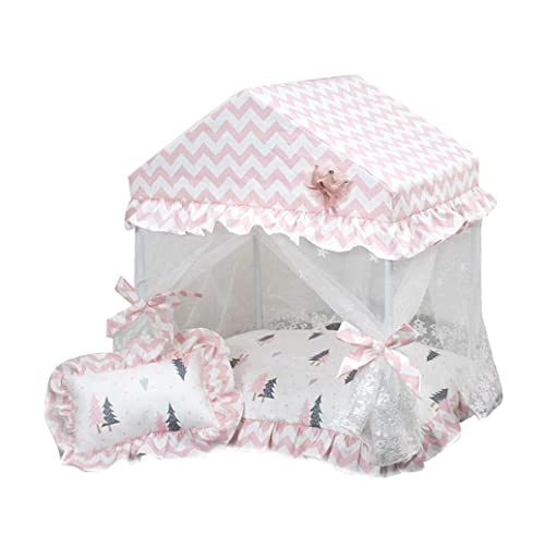 Haustierbett Luxus Hundehütte Prinzessin Zelt Zwinger Nestmatte Haustier Hundehütte Katzenbett Für Kleine Mittelgroße Hunde Haustierbett Hundesofa Teddyhaus Welpenbett ( Color : Pink , Size : 60*50*70 Haustierbett Luxus Hundehütte Prinzessin Zelt Zwinger Nestmatte Haustier Hundehütte Katzenbett Für Kleine Mittelgroße Hunde Haustierbett Hundesofa Teddyhaus Welpenbett ( Color : Pink , Size : 60*50*70 von Wnota