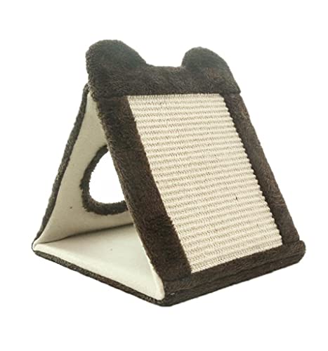 Kratzbrett Für Katzen Pet Toy Folding Cat Sisal Scratcher Cat Self-Hey Interaktives Katzenstreu Kratzfestes Haustierzubehör Kratzmatten von Wnota