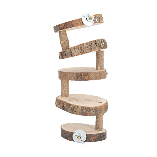Wnvivi 5-lagige Hölzerne Hamsterleiter, Papageien-Klettertreppe, Verstellbare Hölzerne Kletterleiter, Tischspielzeug für Vogelpapageien-Meerkäfig-Dekoration Wnvivi 5-lagige Hölzerne Hamsterleiter, Papageien-Klettertreppe, Verstellbare Hölzerne Kletterleiter, Tischspielzeug für Vogelpapageien-Meerkäfig-Dekoration von Wnvivi