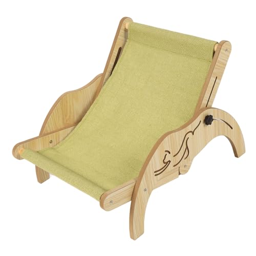 Wnvivi Katzen-Loungesessel, Verstellbarer Mini-Strandstuhl aus Holz, Erhöhtes Katzen-Hängemattenbett, Strandkorb-Bett aus Holz für Kleine Katzen und Hunde Wnvivi Katzen-Loungesessel, Verstellbarer Mini-Strandstuhl aus Holz, Erhöhtes Katzen-Hängemattenbett, Strandkorb-Bett aus Holz für Kleine Katzen und Hunde von Wnvivi