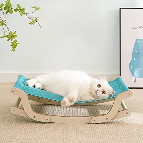 Wnvivi Katzen-Schaukelstuhl, minimalistisches Kiefernholz-Katzen-Hängemattenbett, Kiefernholz, Katzenschaukelstuhl, Bodenhängematte, erhöhtes Katzenschlafbett für Indoor-Katzen Wnvivi Katzen-Schaukelstuhl, minimalistisches Kiefernholz-Katzen-Hängemattenbett, Kiefernholz, Katzenschaukelstuhl, Bodenhängematte, erhöhtes Katzenschlafbett für Indoor-Katzen von Wnvivi