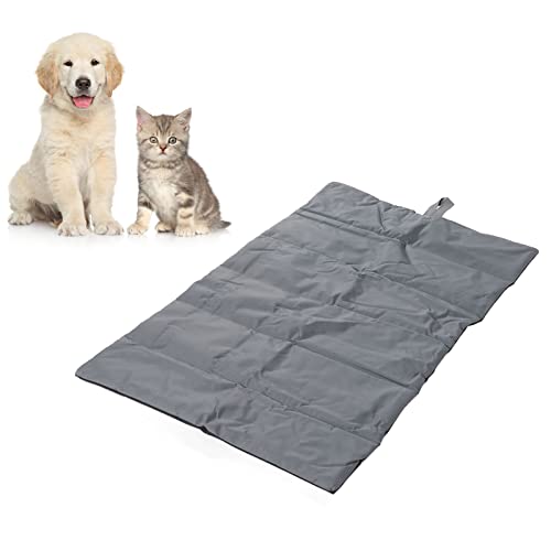 Wnvivi Tragbare Hunde-Reisebett-Matte, 106 x 63 cm, wasserdicht, faltbar, Roll-Haustier-Campingbett, Hunde-Schlafunterlage für Outdoor-Reisehütte von Wnvivi