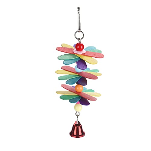Wnvivi Vogel Papageien Spielzeug, bunte Perlen Vogel Kauspielzeug, Vogelkäfig-Zubehör, hängendes Vogelfutter-Spielzeug für Sittiche, Nymphensittiche, Wellensittiche Wnvivi Vogel Papageien Spielzeug, bunte Perlen Vogel Kauspielzeug, Vogelkäfig-Zubehör, hängendes Vogelfutter-Spielzeug für Sittiche, Nymphensittiche, Wellensittiche von Wnvivi