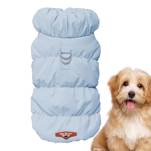 Woalopted Hunde-Wintermantel,Baumwoll-Winterpulloverjacke - Winddichtes Hunde-Wintermantel-Outfit für kleine, mittelgroße und große Welpen von Woalopted