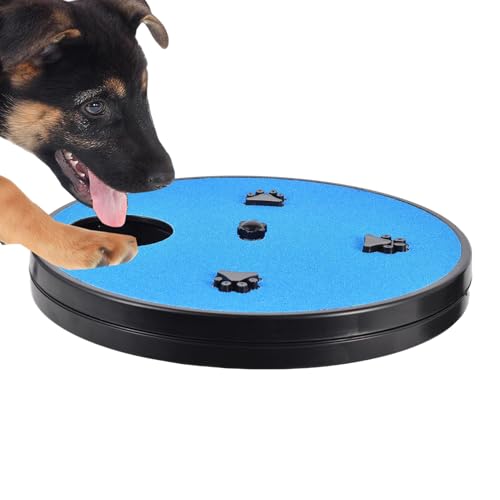 Woalopted Hundekratzbrett Für Krallen | Leckerlis-Box Kratzpad - Drehendes Hundekrallen Kratzpad | Für Krallen Indoor Boden Training Futtersuche Schnüffeln Woalopted Hundekratzbrett Für Krallen | Leckerlis-Box Kratzpad - Drehendes Hundekrallen Kratzpad | Für Krallen Indoor Boden Training Futtersuche Schnüffeln von Woalopted
