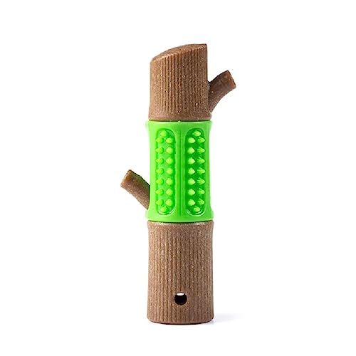 Woedpez Pet Toy For Chewing Teeth Cleaning Dogs Interactive Resistant Bamboo Shape Toy For Aggressive Chewer Molar Toy Dogs Molar Toy Easy Cleaning Dogs Molar Toy Easy Washing von Woedpez