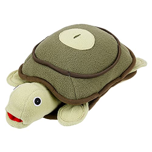 Woedpez Snuffle Hundespielzeug, Stofftier, Schildkrötenform, Leckerli-Spender, weiches Kauspielzeug für Hunde, fördert die Futtersuche Woedpez Snuffle Hundespielzeug, Stofftier, Schildkrötenform, Leckerli-Spender, weiches Kauspielzeug für Hunde, fördert die Futtersuche von Woedpez