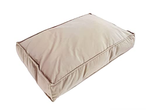 Madison Bett Produkte Velours Lounge Cushion Taupe S von Madison