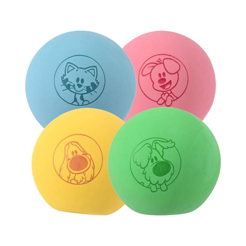 Woezel & Pip Latex-Spielball - Gelb von Woezel & Pip