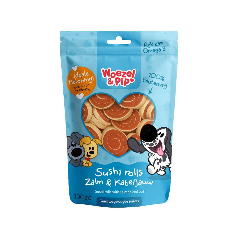 Woezel & Pip Sushi Rolls - 100 g von Woezel & Pip
