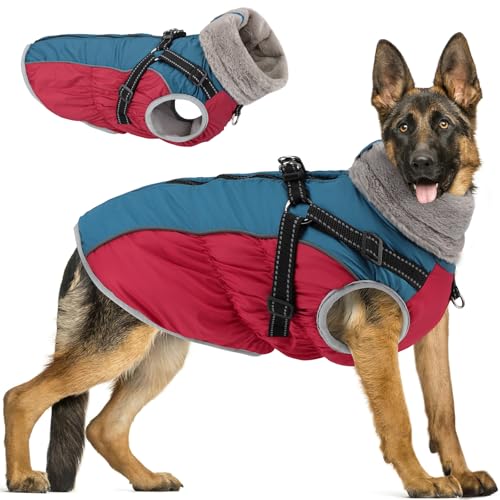 Woiil Hundekleidung, wasserdichte Weste, Hundemantel, Größe L, Rot Woiil Hundekleidung, wasserdichte Weste, Hundemantel, Größe L, Rot von Woiil