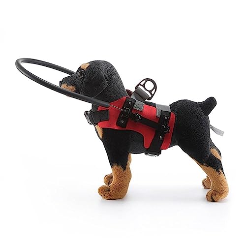 Wokii Blind Dog Harness Guiding Device, Blind Dog Halo, Pet Anti-Kollisionsring für Schutzgeschirr für blinden Hund, Antikollisionsring für blinde Hunde von Wokii