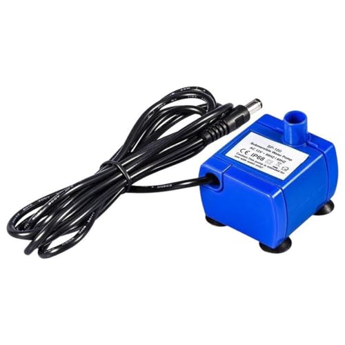 Katzenwasserbrunnenpumpe, Haustierbrunnenpumpe Ersatz Kompatibler Motor Niedriger Energieverbrauch Haustier Ultra Silent Generation Tauchbar Elektrisch für Kätzchen Hund Brunnen Spender von Wokyo