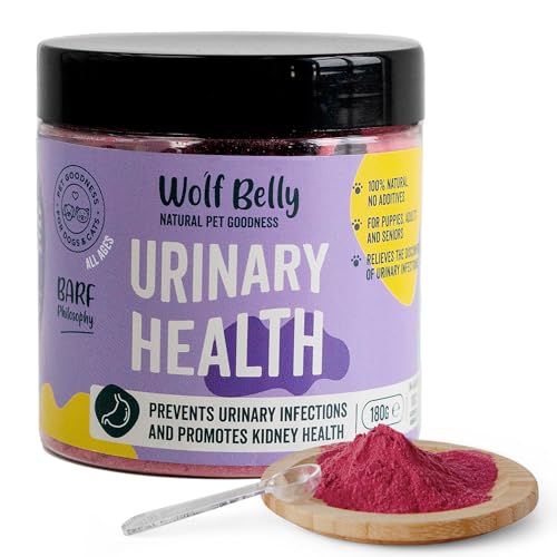 Wolf Belly - Blasenentzündung Beim Hunde und Katzen 100% Natürlich (180 gr) Cranberry Pulver Hund, Struvitsteine Katze Auflösen, Nahrungsergänzungsmittel Hund Inkontinenz - Urinary Health Wolf Belly - Blasenentzündung Beim Hunde und Katzen 100% Natürlich (180 gr) Cranberry Pulver Hund, Struvitsteine Katze Auflösen, Nahrungsergänzungsmittel Hund Inkontinenz - Urinary Health von Wolf Belly Natural Pet Goodness