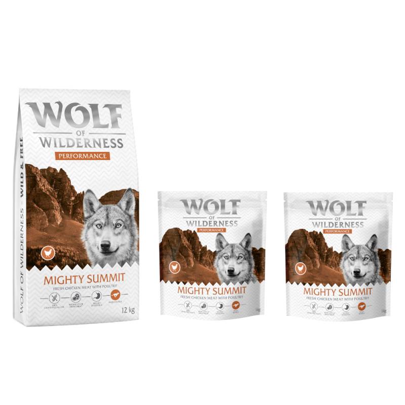 12 + 2 kg gratis! 14 kg Wolf of Wilderness - getreidefreie Rezeptur - "Explore The Mighty Summit" Performance 12 + 2 kg gratis! 14 kg Wolf of Wilderness - getreidefreie Rezeptur - "Explore The Mighty Summit" Performance von Wolf of Wilderness