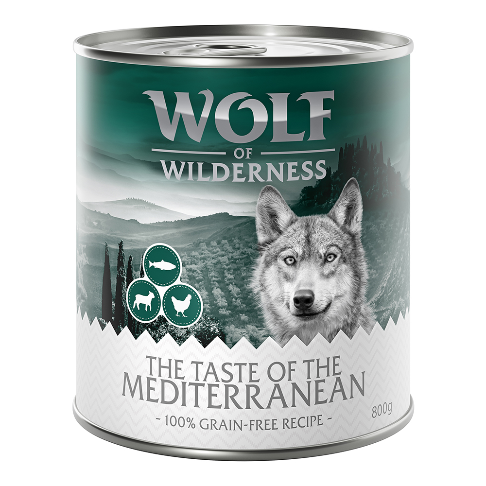 15 % Rabatt: 12 x 800 g Wolf of Wilderness - The Taste Of The Mediterranean 15 % Rabatt: 12 x 800 g Wolf of Wilderness - The Taste Of The Mediterranean von Wolf of Wilderness