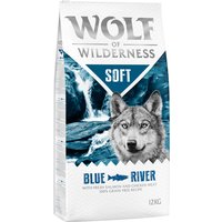 Sparpaket Wolf of Wilderness "Soft & Strong" 2 x 12 kg - Adult Blue River - Lachs von Wolf of Wilderness