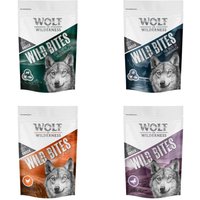 Probierpaket Wolf of Wilderness Snack - Wild Bites - 4 x 180 g Mix II (Mediterranean, Scandinavia, Huhn, Ente) von Wolf of Wilderness
