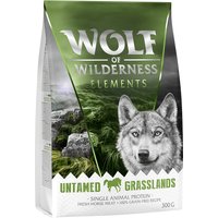 Probierpaket Wolf of Wilderness Trockenfutter - Adult Untamed Grasslands - Pferd (Single Protein) 300 g von Wolf of Wilderness
